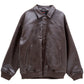 ECO LEATHER BLOUSON/エコレザーブルゾン【FAM-42305】