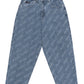 PATTERN DENIM PANTS/総柄デニムパンツ【FAM-42504】