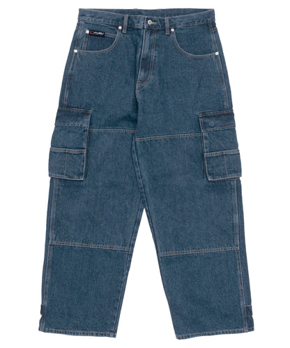【Black Friday30%OFF】DENIM CARGO PANTS/デニムカーゴパンツ【FAM-42505】