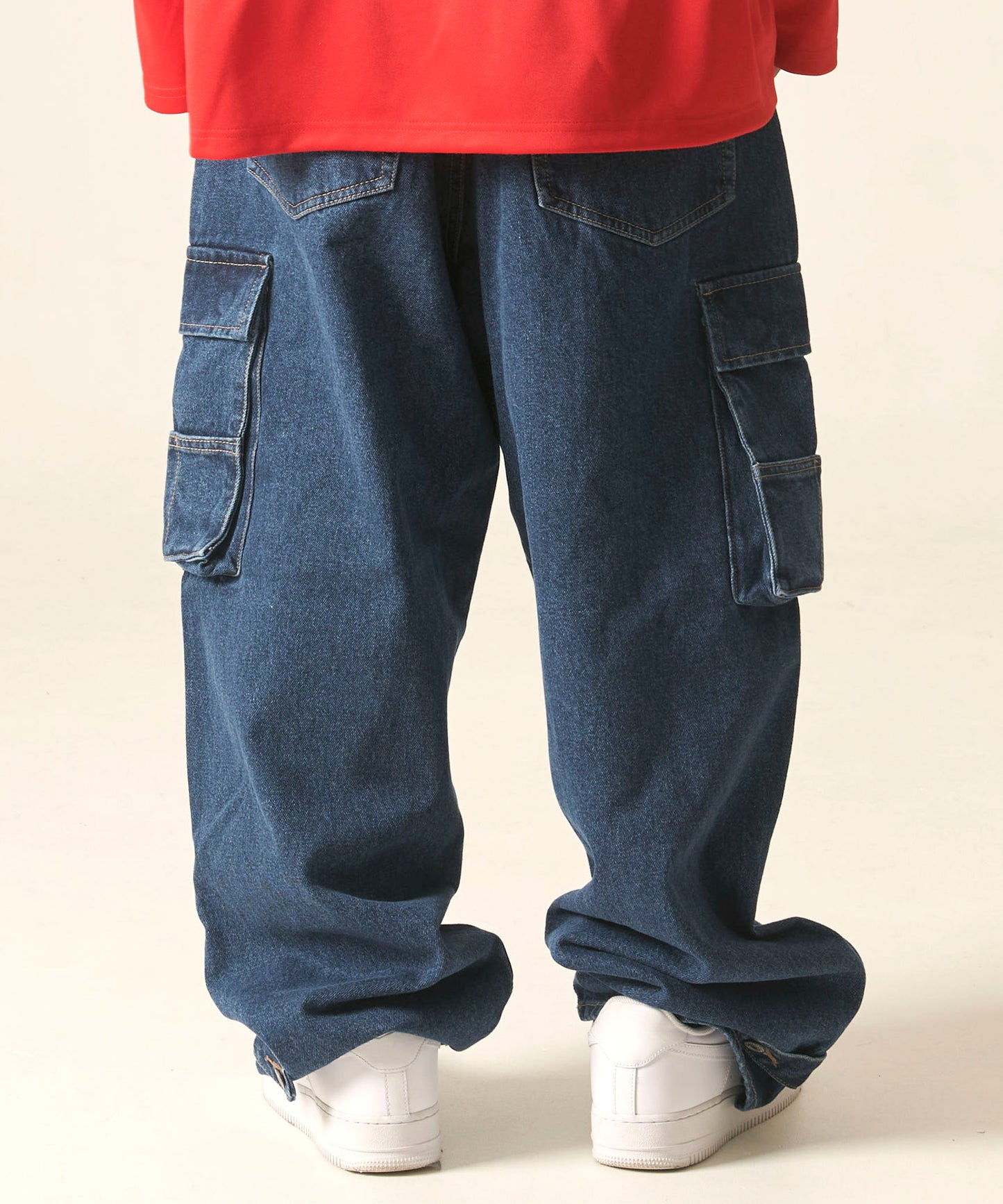 DENIM CARGO PANTS/デニムカーゴパンツ【FAM-42505】