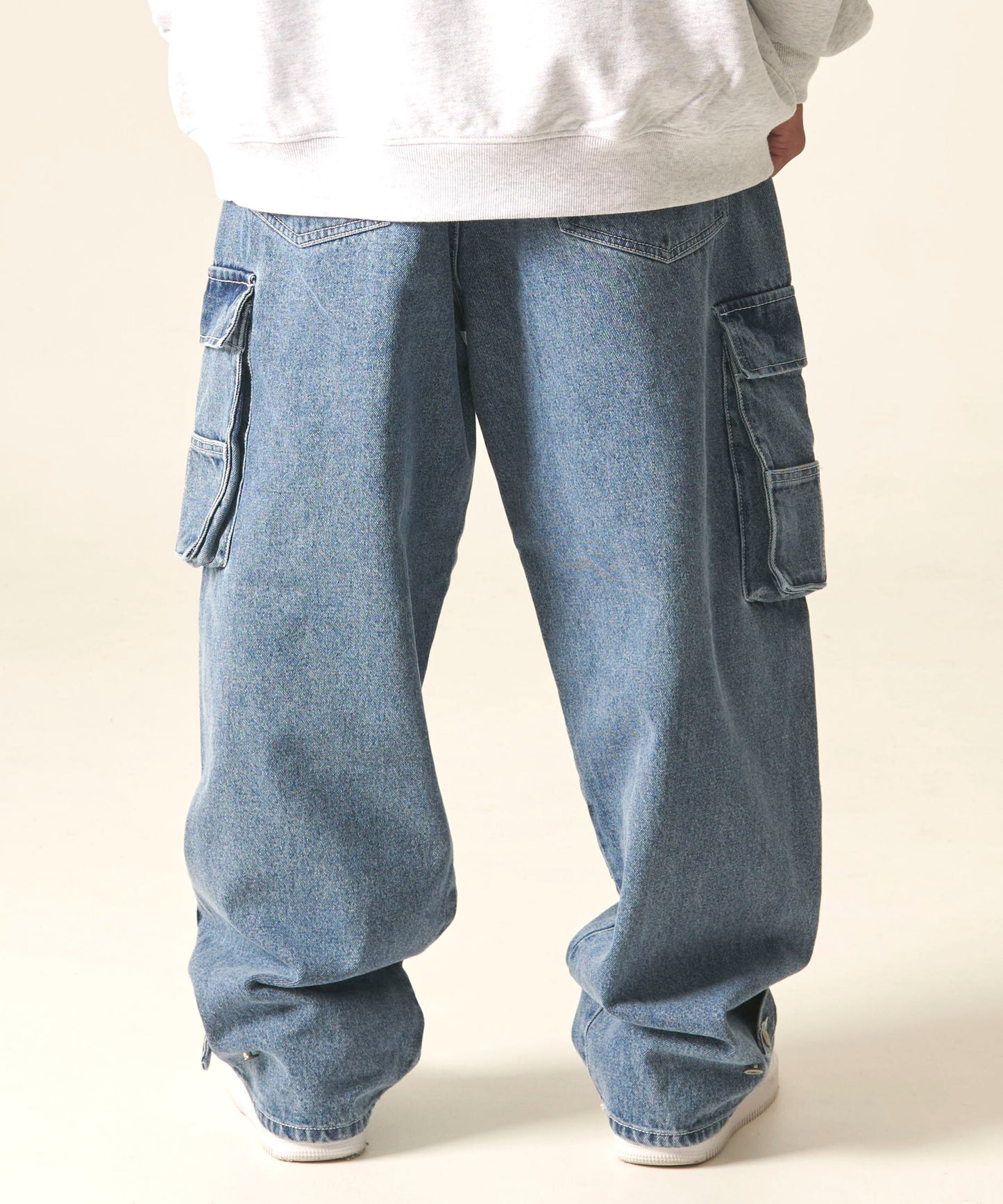 DENIM CARGO PANTS/デニムカーゴパンツ【FAM-42505】
