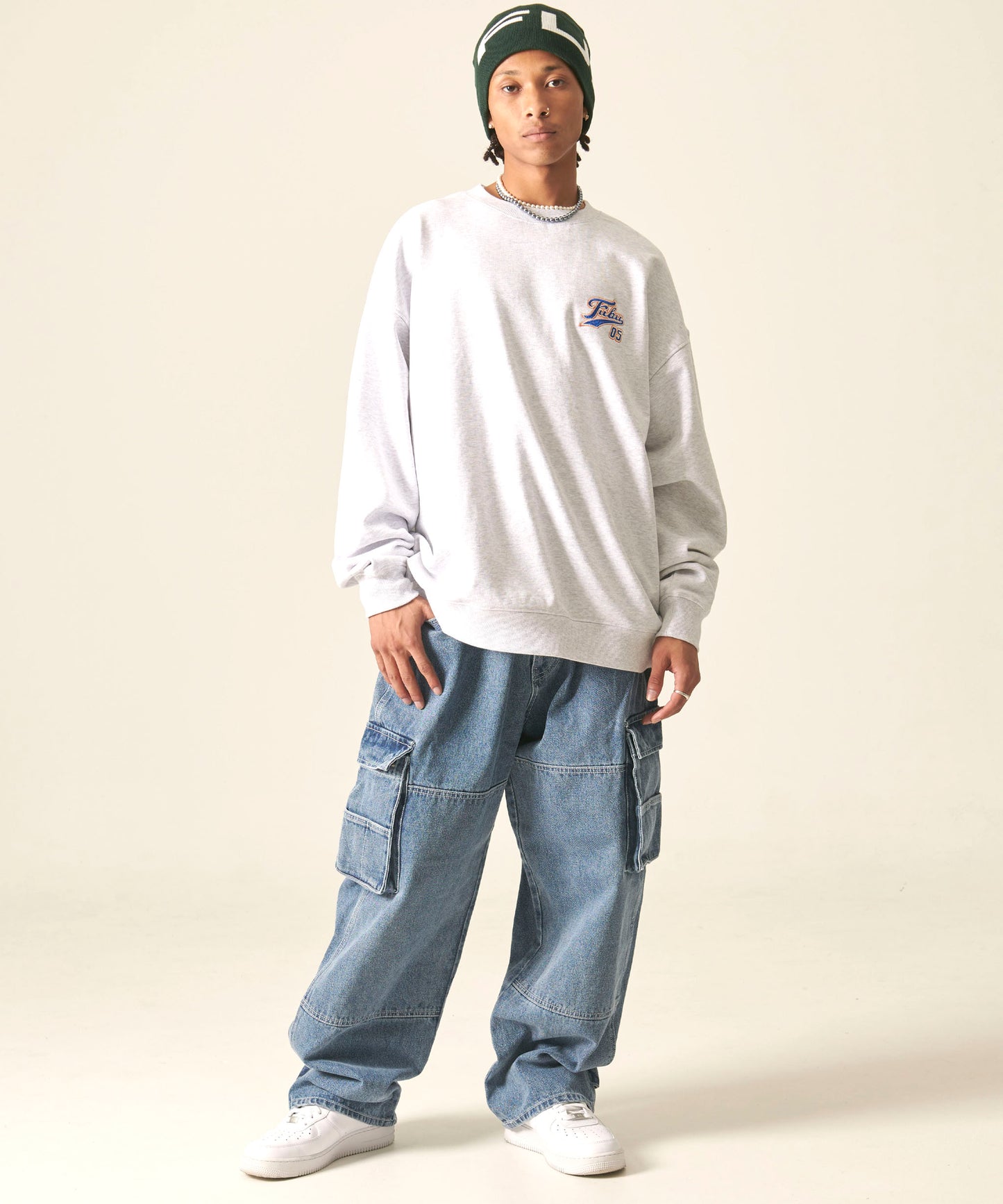 DENIM CARGO PANTS/デニムカーゴパンツ【FAM-42505】