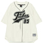 【NEW】FAUX LEATHER BASEBALL SHIRT/エコレザーベースボールシャツ【FAM-51100】