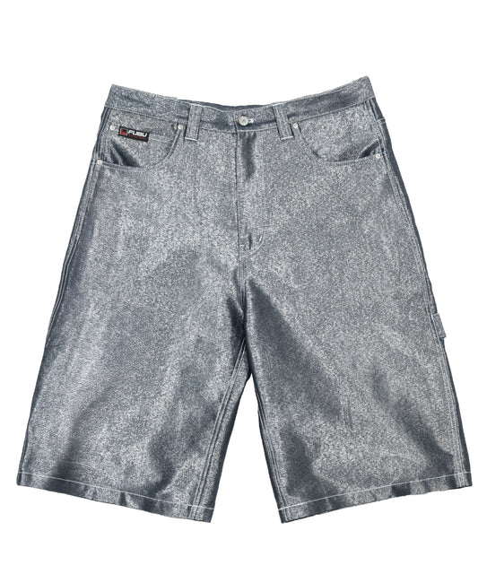 METALLIC DENIM SHORT PANTS/メタリックデニムショートパンツ【FAM-51505】