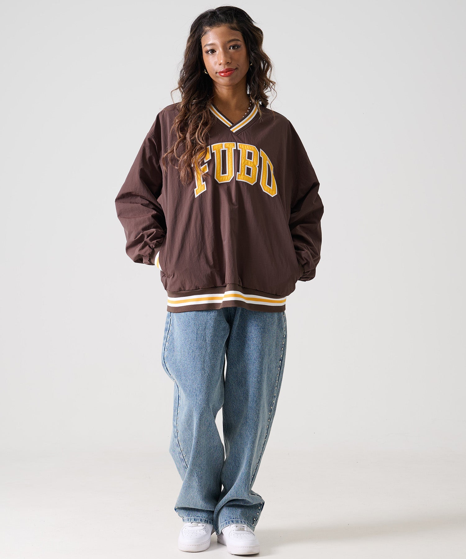 FUBU フブ ナイロン プルオーバー。FUBUはアメリカの代表的なHIPHOP FUBU フブ ナイロン プルオーバー。FUBUはアメリカの代表的なHIPHOP