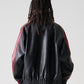 FAUX LEATHER TRACK JACKET/フェイクレザー トラックジャケット【FAM-52300】