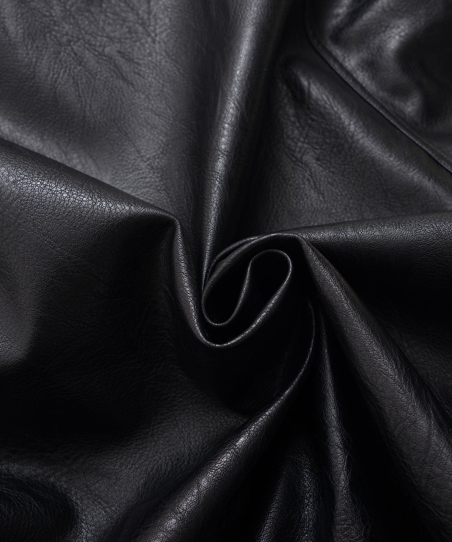 FAUX LEATHER TRACK JACKET/フェイクレザー トラックジャケット【FAM-52300】
