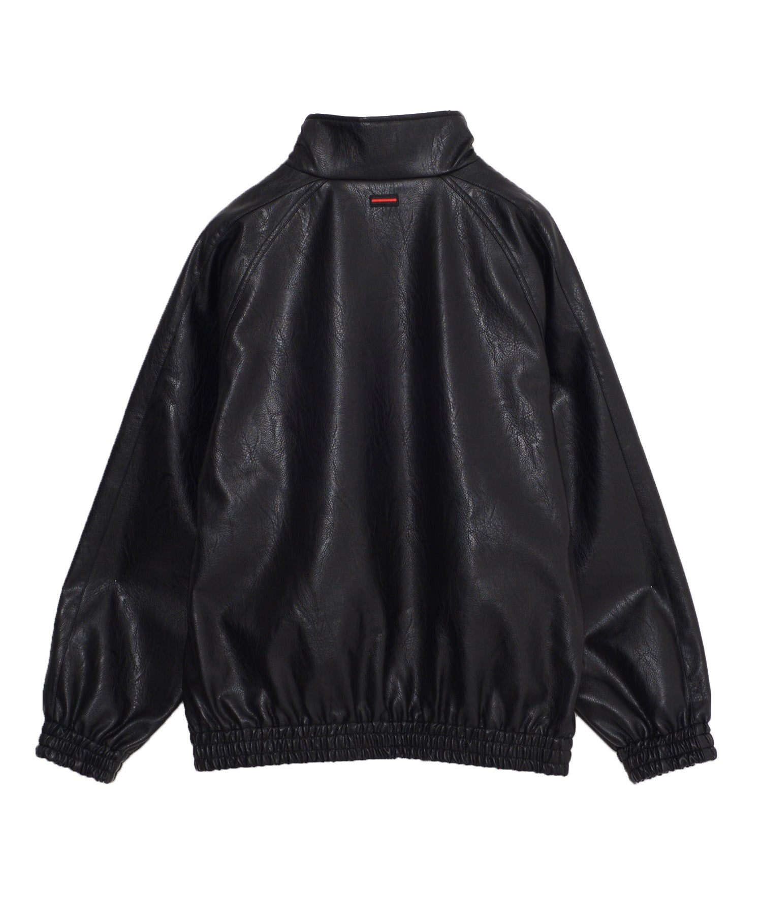 FUBU フブ スタンドパッチ レザー ジャケット。FUBUはアメリカの代表的