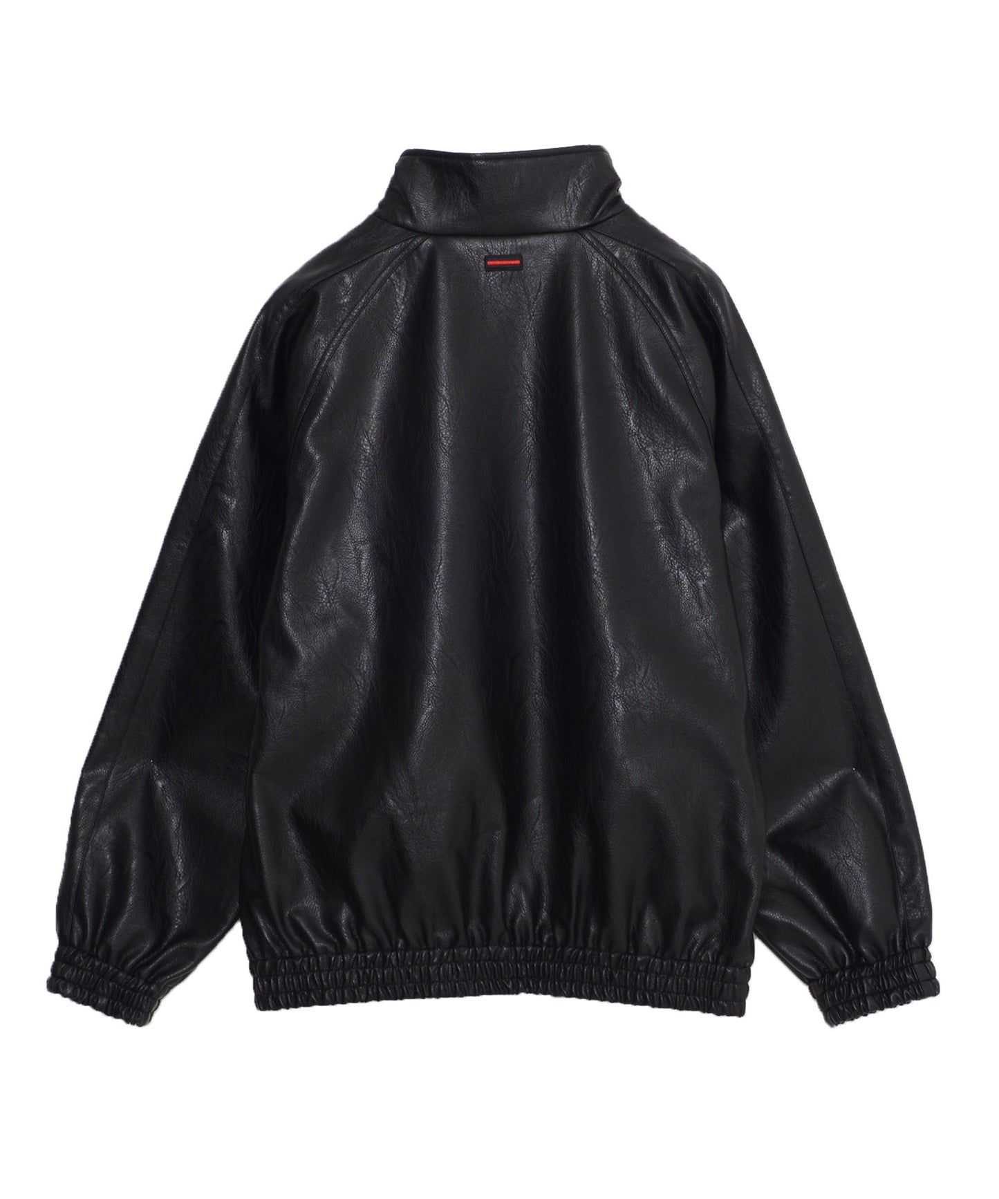 FAUX LEATHER TRACK JACKET/フェイクレザー トラックジャケット【FAM-52300】