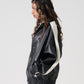 FAUX LEATHER TRACK JACKET/フェイクレザー トラックジャケット【FAM-52300】