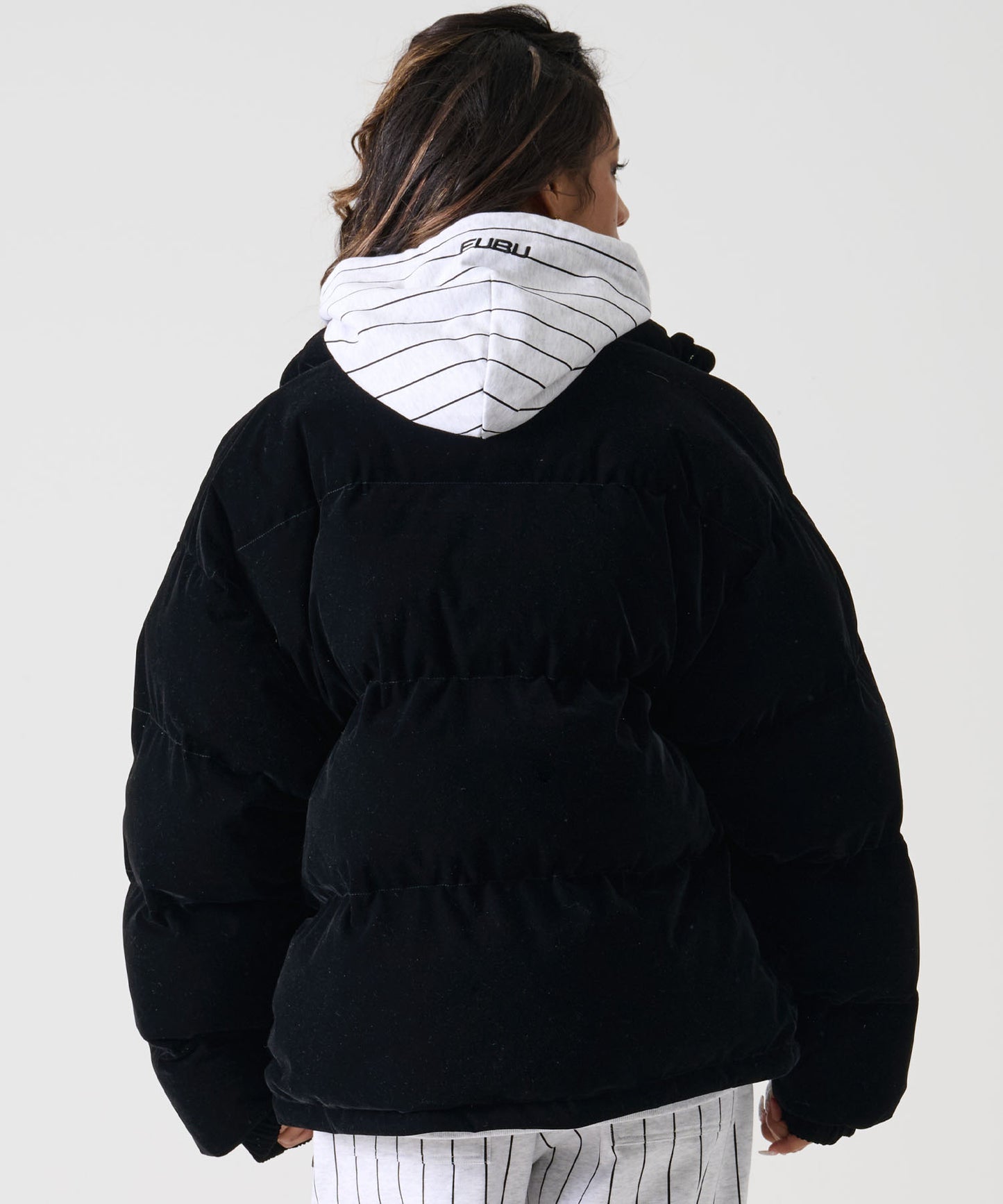 【NEW】VELOR PUFFER JACKET/ベロアパファージャケット【FAM-52301】