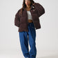 【NEW】VELOR PUFFER JACKET/ベロアパファージャケット【FAM-52301】