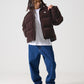 【NEW】VELOR PUFFER JACKET/ベロアパファージャケット【FAM-52301】