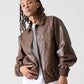 FAUX LEATHER STUDS PATCH JACKET/フェイクレザー スタンドパッチ ジャケット【FAM-52302】