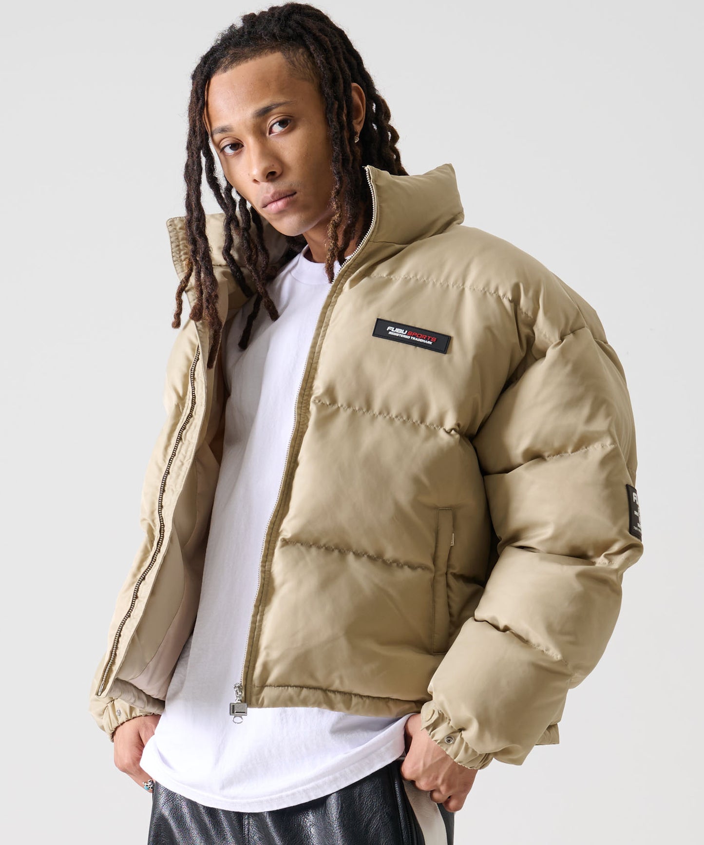 【NEW】【9月下旬発送予定】SHORT NYLON TWILL PUFFER JACKET/ショートナイロンツイルパファージャケット【FAM-52303】