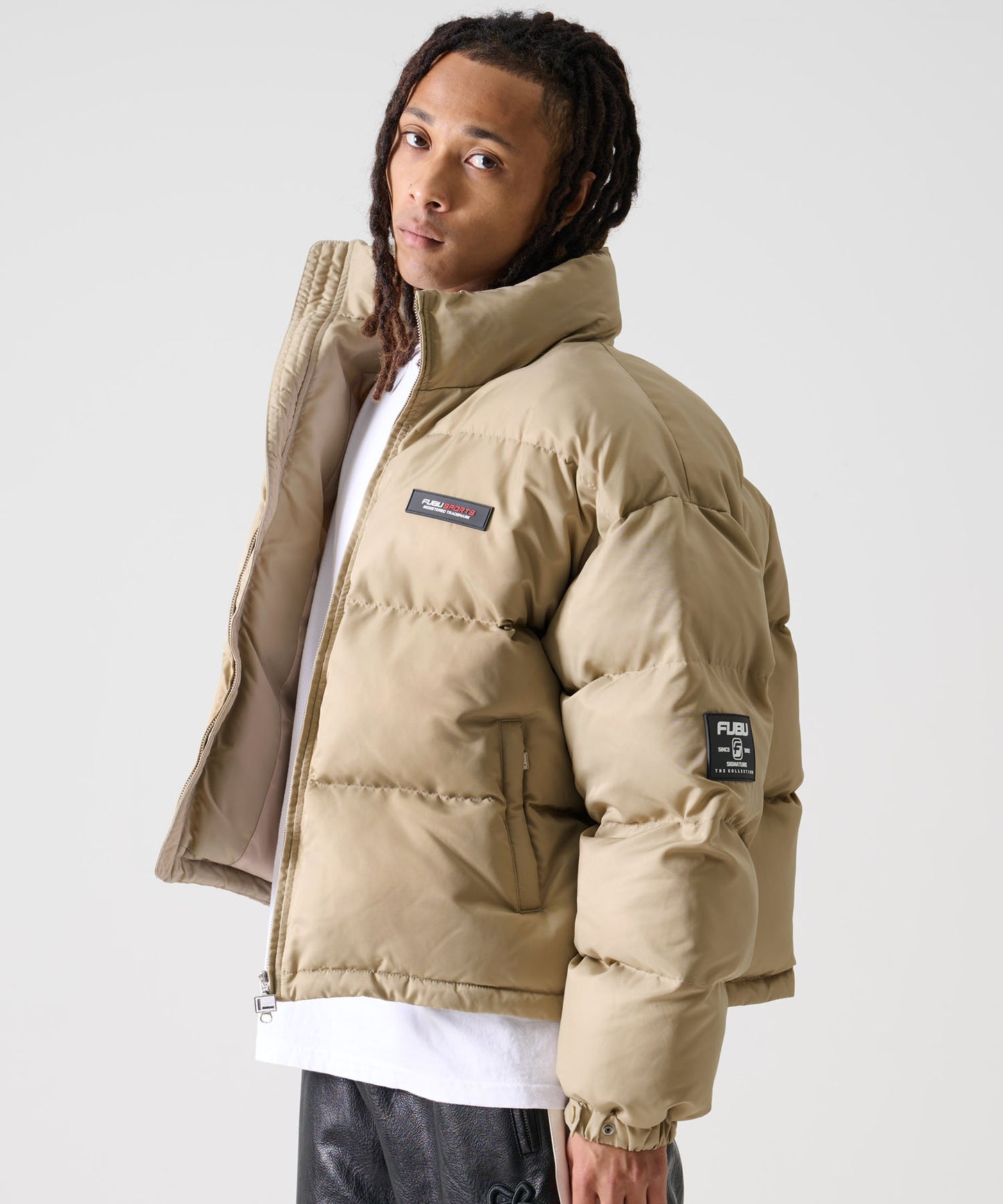 【NEW】【9月下旬発送予定】SHORT NYLON TWILL PUFFER JACKET/ショートナイロンツイルパファージャケット【FAM-52303】