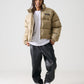 【NEW】【9月下旬発送予定】SHORT NYLON TWILL PUFFER JACKET/ショートナイロンツイルパファージャケット【FAM-52303】