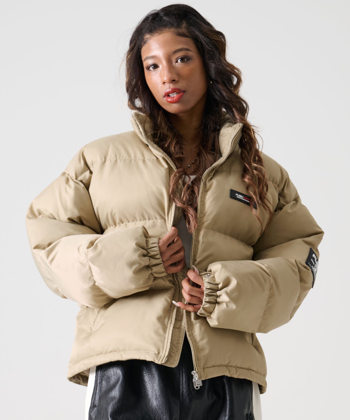 【NEW】【9月下旬発送予定】SHORT NYLON TWILL PUFFER JACKET/ショートナイロンツイルパファージャケット【FAM-52303】