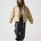 【NEW】【9月下旬発送予定】SHORT NYLON TWILL PUFFER JACKET/ショートナイロンツイルパファージャケット【FAM-52303】