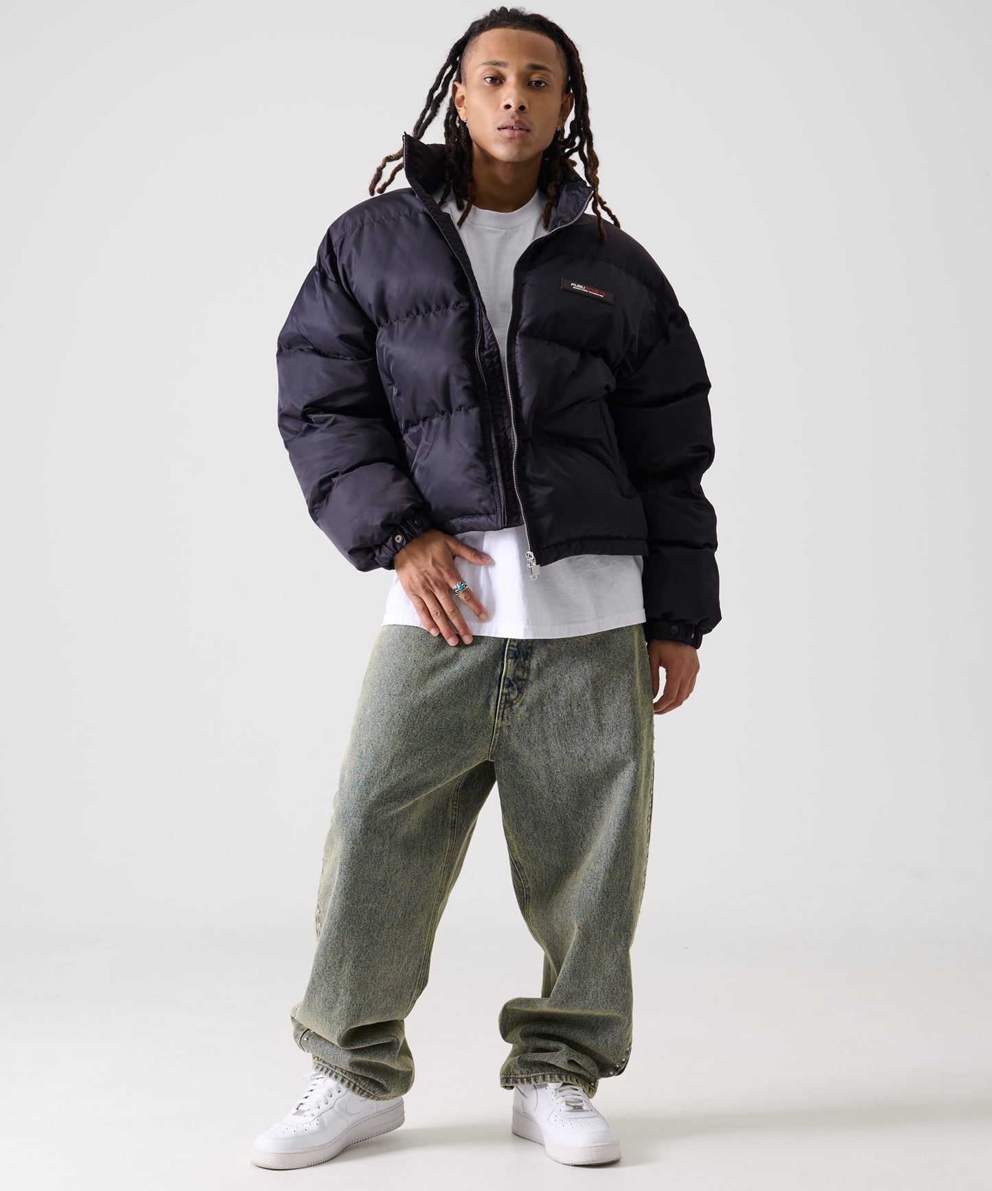 【NEW】【9月下旬発送予定】SHORT NYLON TWILL PUFFER JACKET/ショートナイロンツイルパファージャケット【FAM-52303】