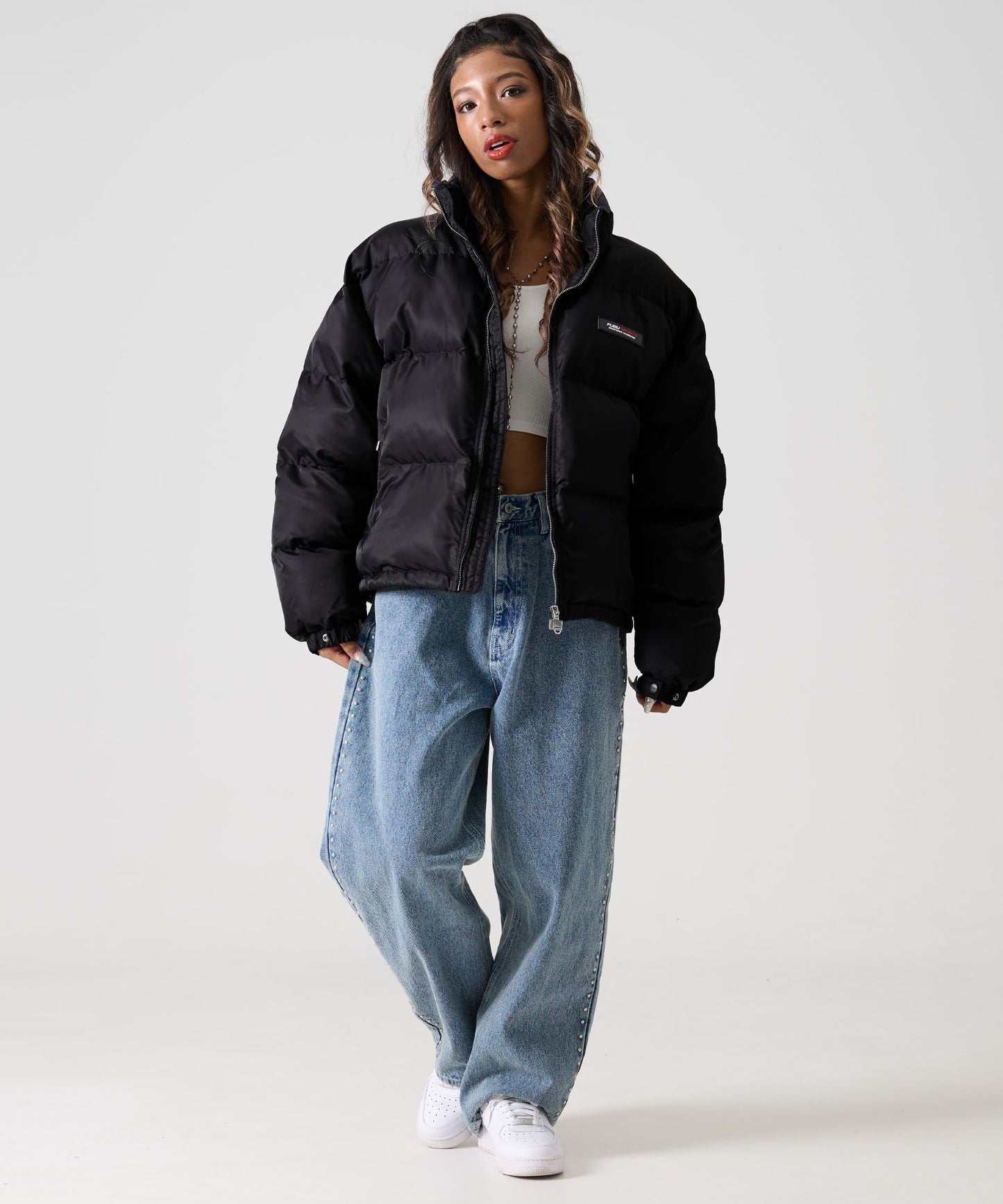 【NEW】【9月下旬発送予定】SHORT NYLON TWILL PUFFER JACKET/ショートナイロンツイルパファージャケット【FAM-52303】