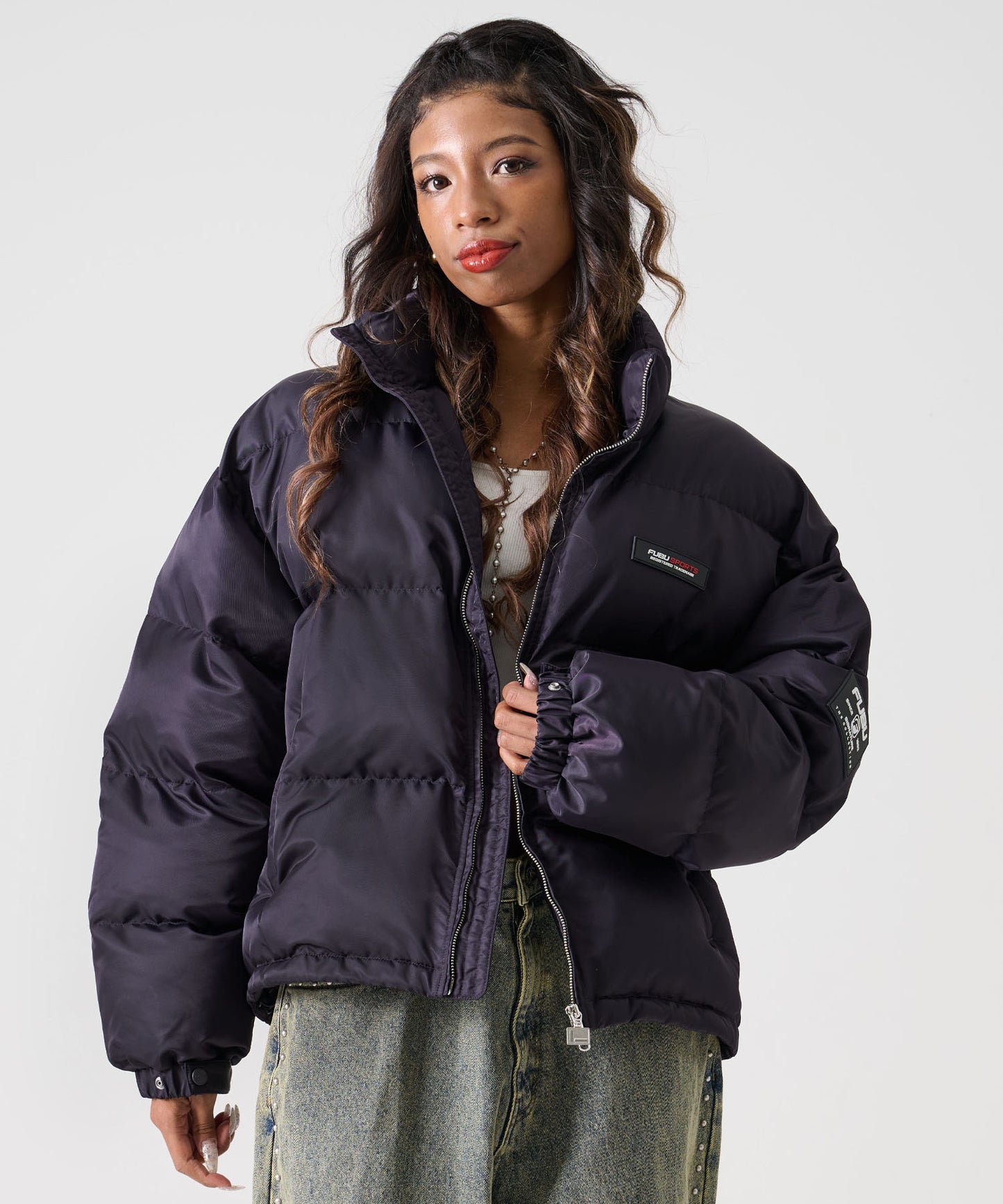 【NEW】【9月下旬発送予定】SHORT NYLON TWILL PUFFER JACKET/ショートナイロンツイルパファージャケット【FAM-52303】