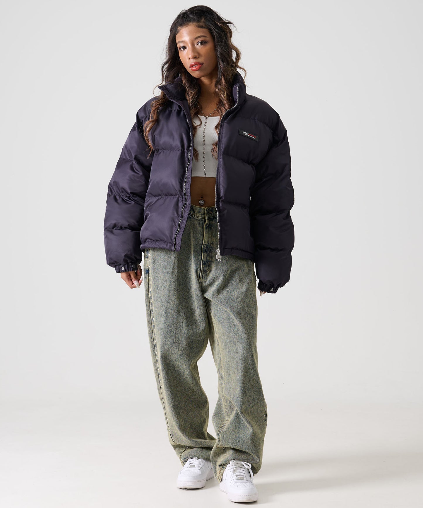 【NEW】【9月下旬発送予定】SHORT NYLON TWILL PUFFER JACKET/ショートナイロンツイルパファージャケット【FAM-52303】