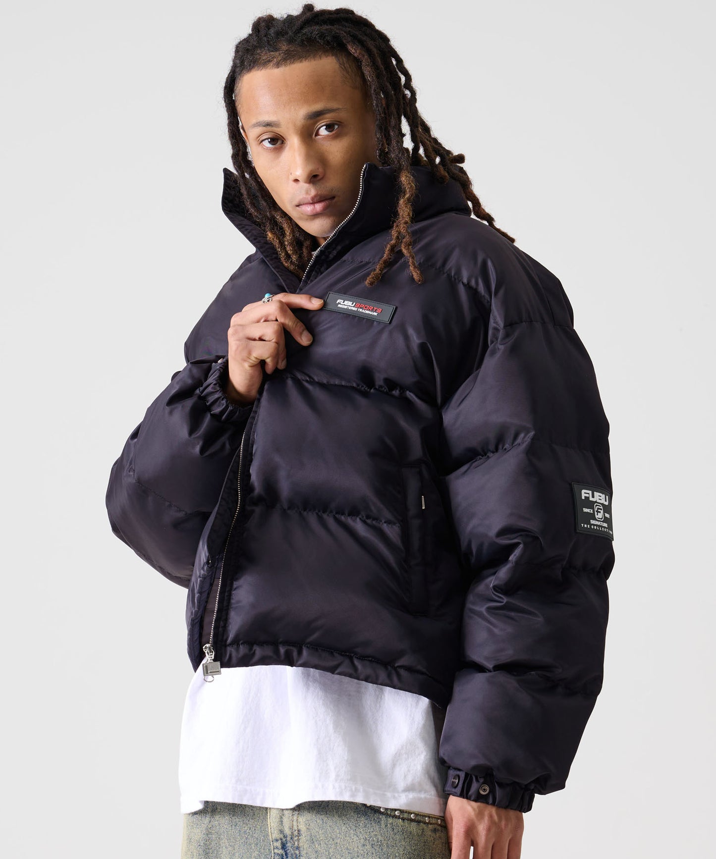 【NEW】【9月下旬発送予定】SHORT NYLON TWILL PUFFER JACKET/ショートナイロンツイルパファージャケット【FAM-52303】