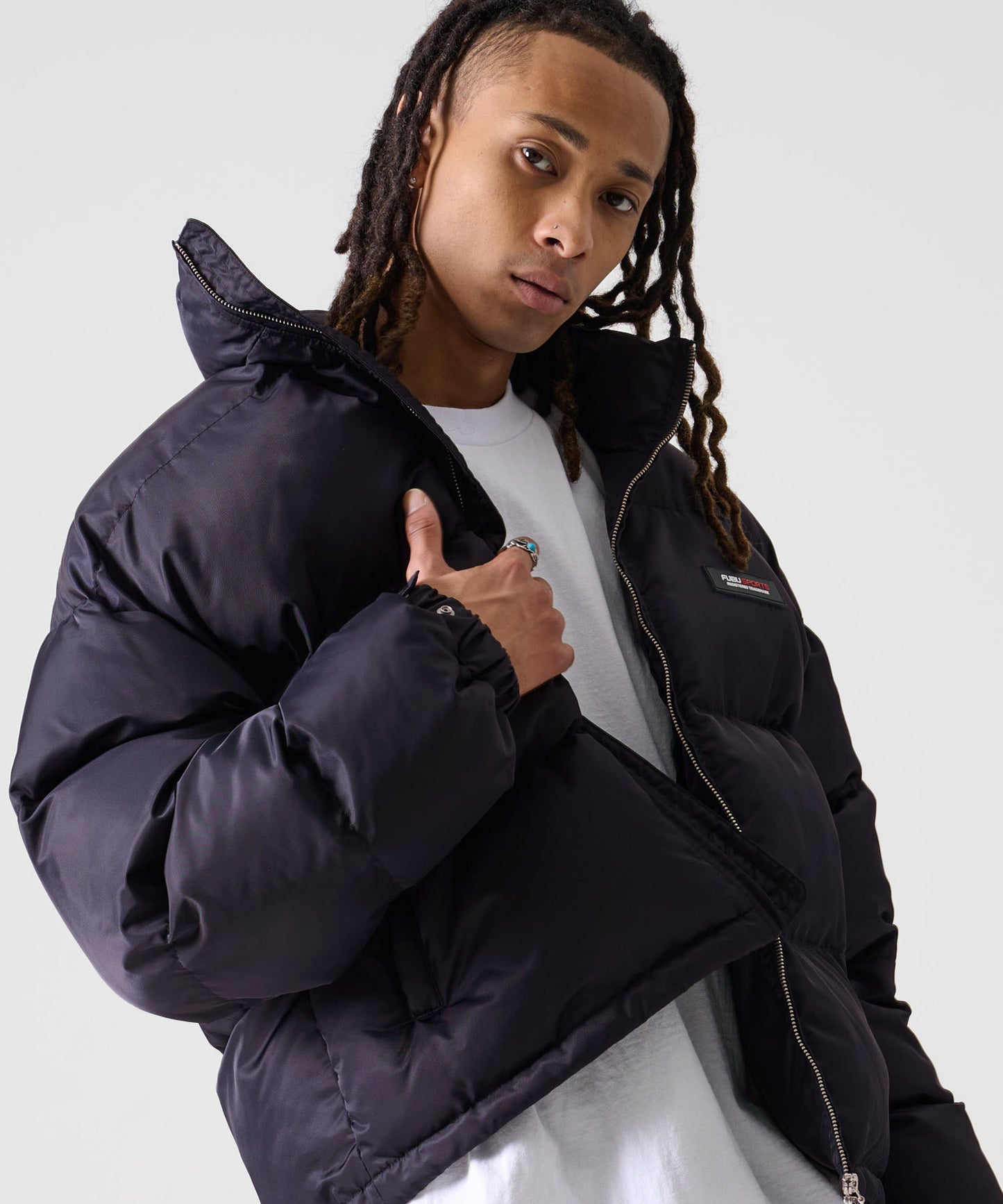【NEW】【9月下旬発送予定】SHORT NYLON TWILL PUFFER JACKET/ショートナイロンツイルパファージャケット【FAM-52303】