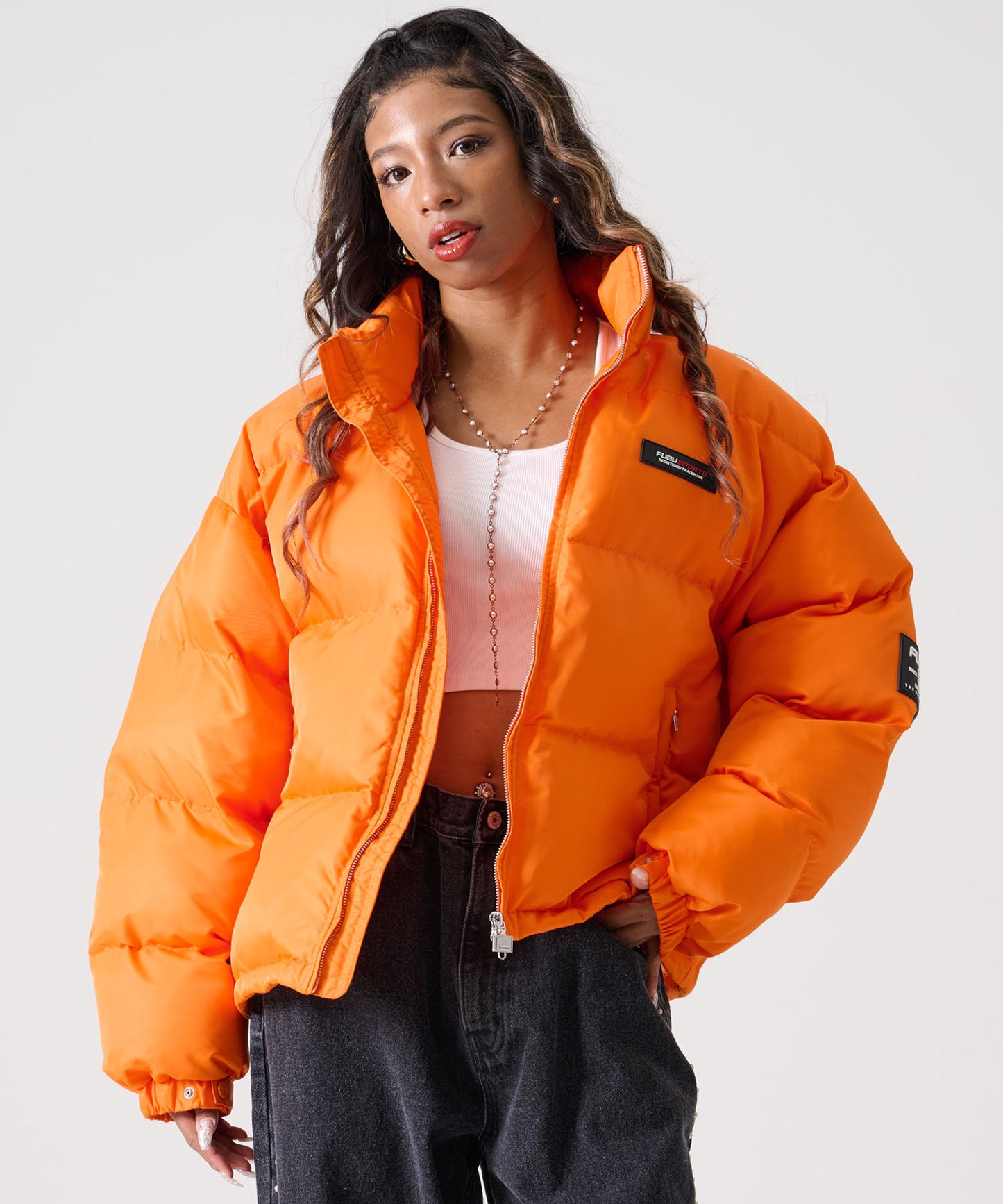 【NEW】【9月下旬発送予定】SHORT NYLON TWILL PUFFER JACKET/ショートナイロンツイルパファージャケット【FAM-52303】