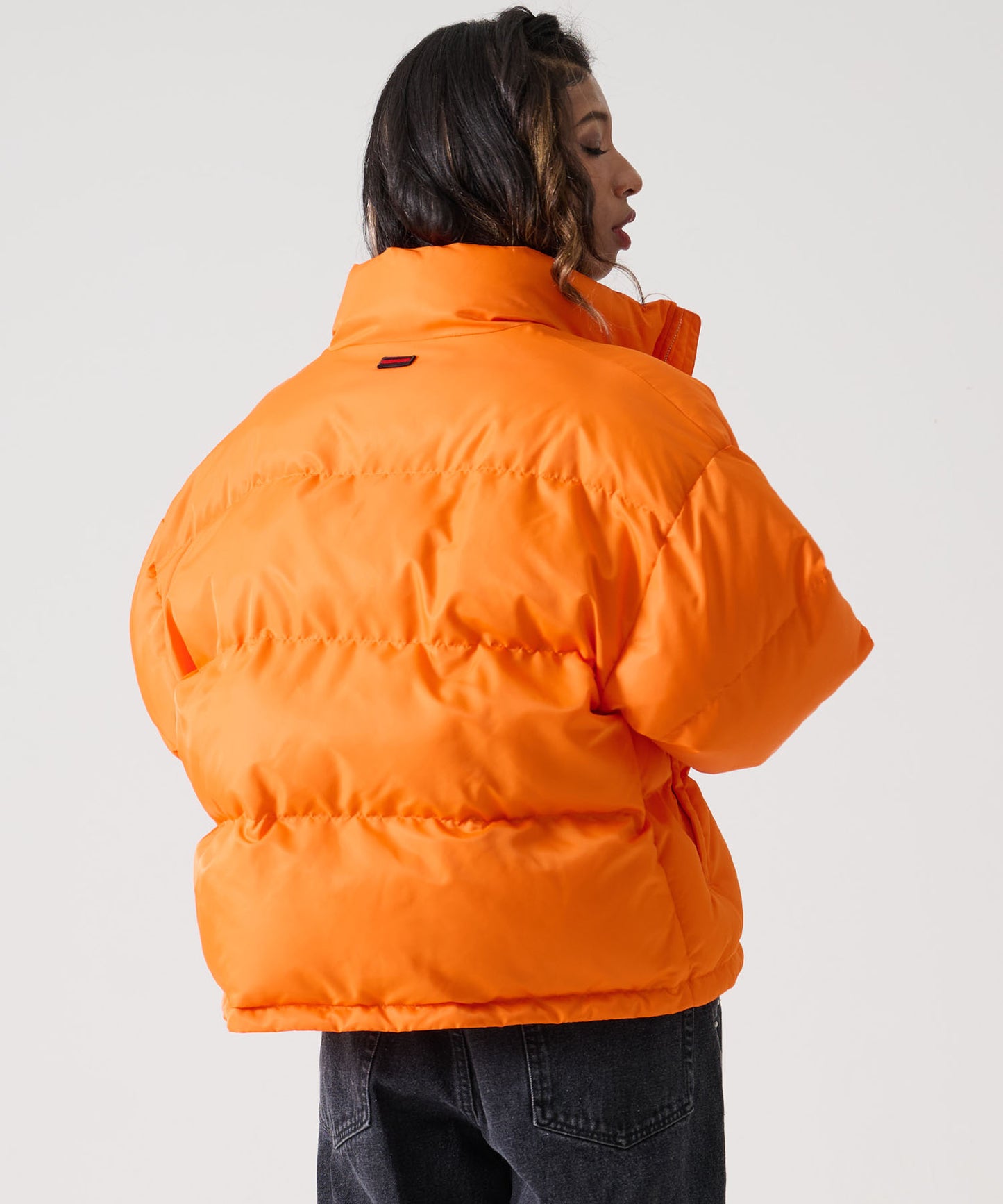 【NEW】【9月下旬発送予定】SHORT NYLON TWILL PUFFER JACKET/ショートナイロンツイルパファージャケット【FAM-52303】