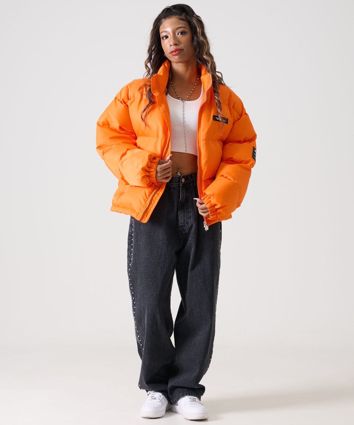 【NEW】【9月下旬発送予定】SHORT NYLON TWILL PUFFER JACKET/ショートナイロンツイルパファージャケット【FAM-52303】