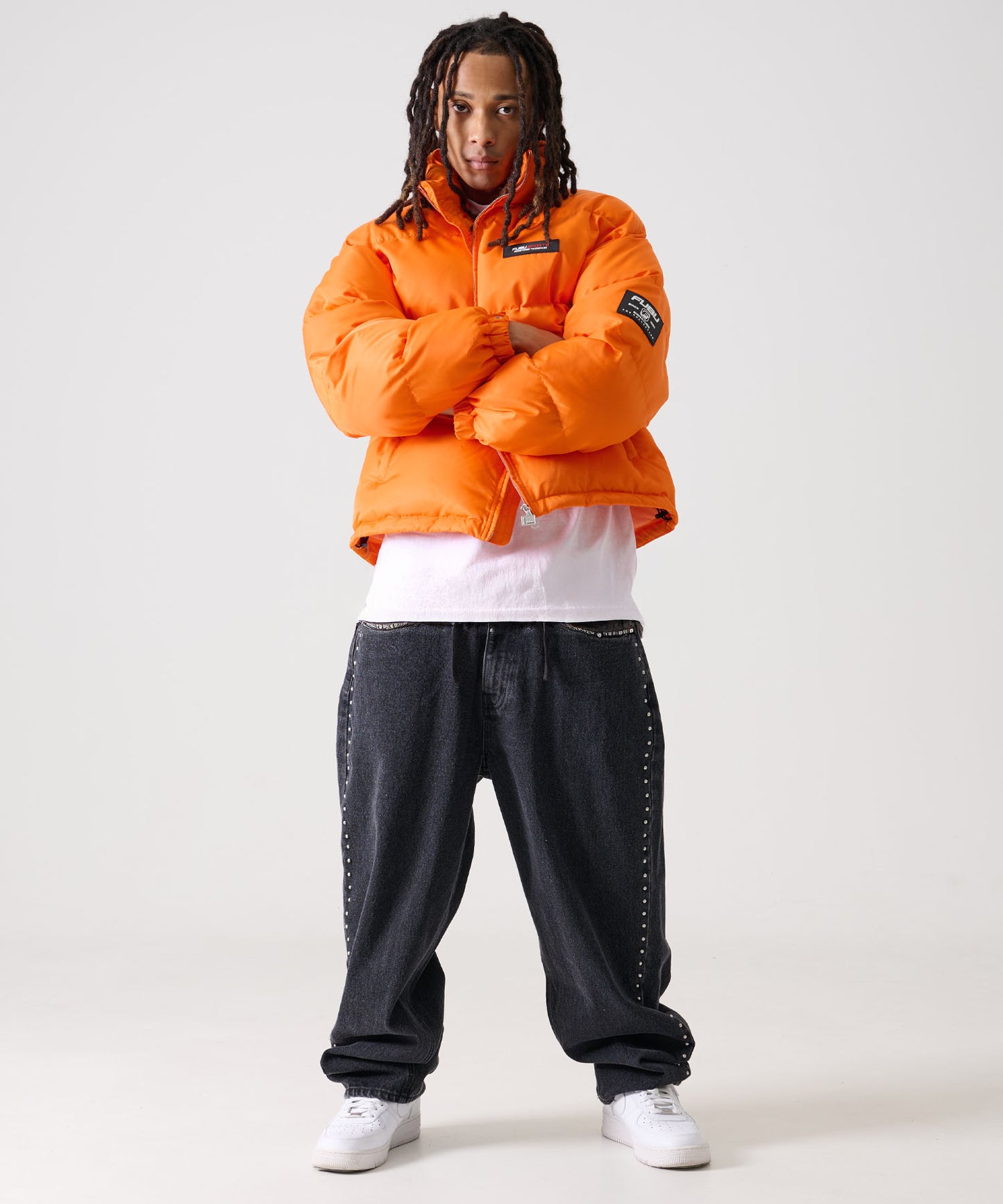 【NEW】【9月下旬発送予定】SHORT NYLON TWILL PUFFER JACKET/ショートナイロンツイルパファージャケット【FAM-52303】