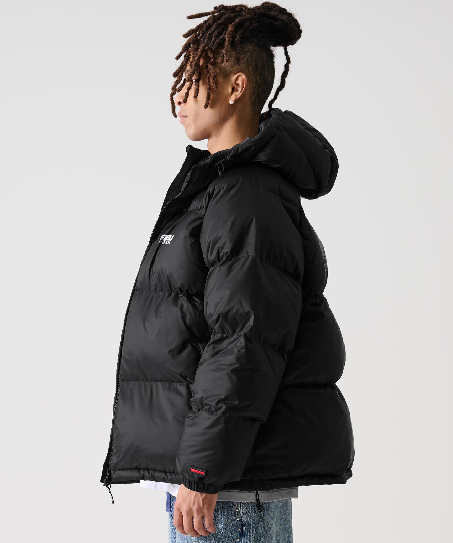 【NEW】【9月下旬発送予定】NYLON PUFFER HOODED JACKET/フード付きナイロンパファージャケット【FAM-52305】