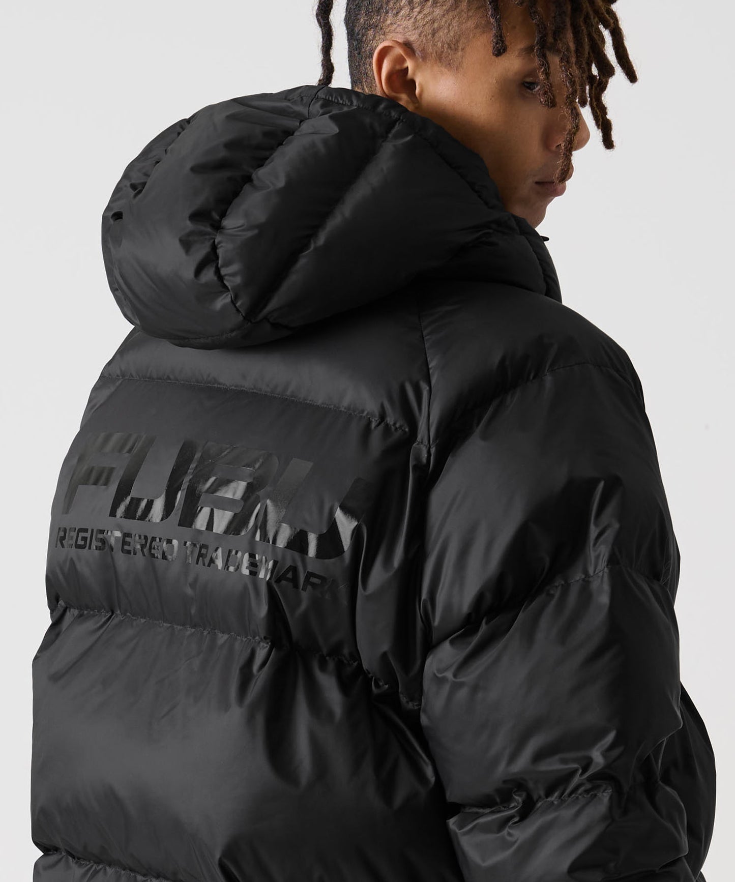 【NEW】【9月下旬発送予定】NYLON PUFFER HOODED JACKET/フード付きナイロンパファージャケット【FAM-52305】