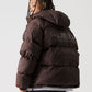 【NEW】【9月下旬発送予定】NYLON PUFFER HOODED JACKET/フード付きナイロンパファージャケット【FAM-52305】