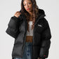 【NEW】【9月下旬発送予定】NYLON PUFFER HOODED JACKET/フード付きナイロンパファージャケット【FAM-52305】