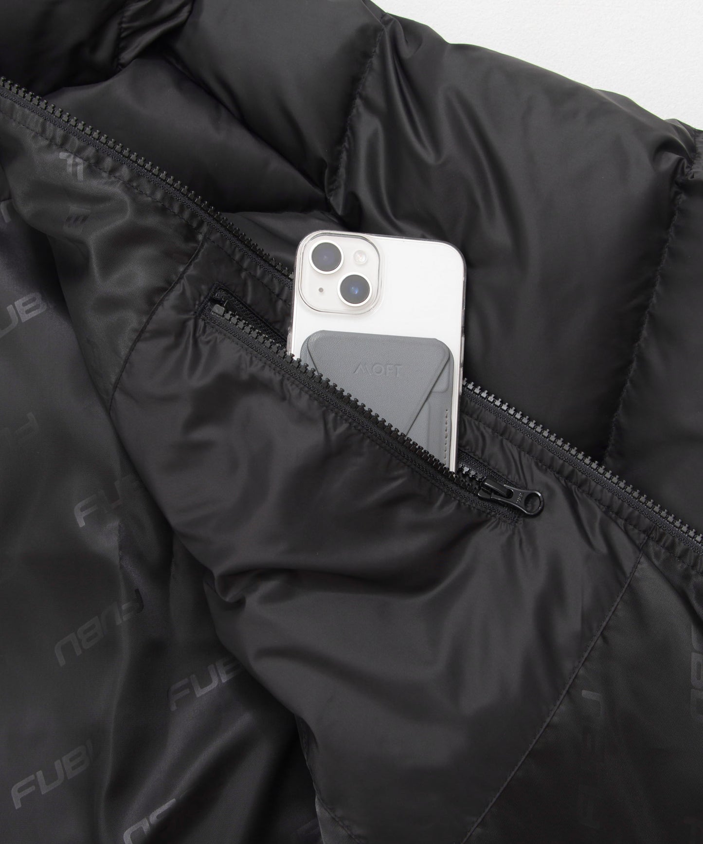【NEW】【9月下旬発送予定】NYLON PUFFER HOODED JACKET/フード付きナイロンパファージャケット【FAM-52305】