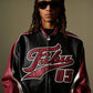 【NEW】【9月下旬発送予定】FAUX LEATHER GAME JACKET/フェイクレザー ゲームジャケット【FAM-52306】
