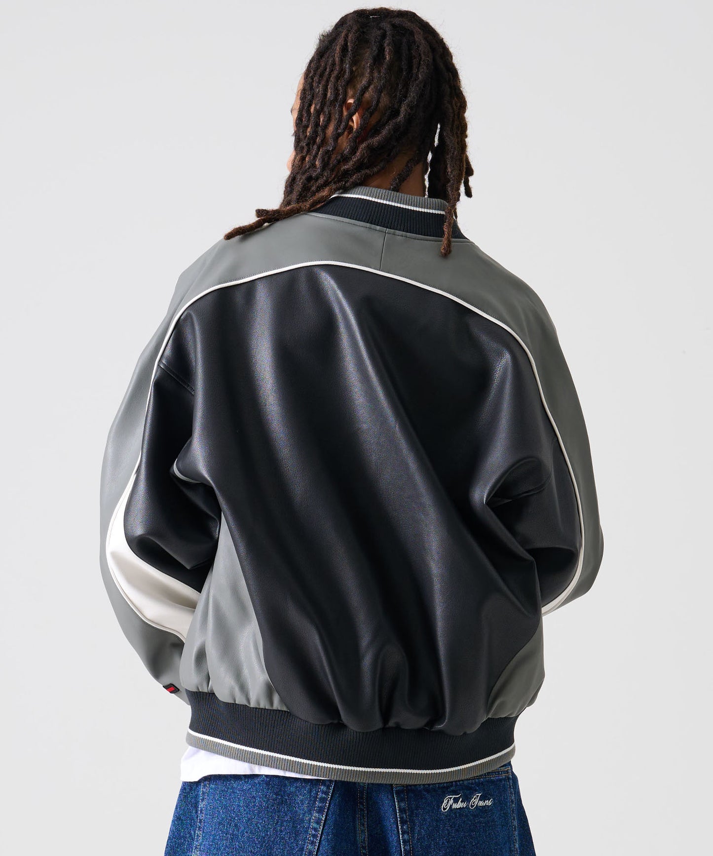 【NEW】【9月下旬発送予定】FAUX LEATHER GAME JACKET/フェイクレザー ゲームジャケット【FAM-52306】