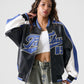 【NEW】【9月下旬発送予定】FAUX LEATHER GAME JACKET/フェイクレザー ゲームジャケット【FAM-52306】