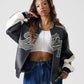 【NEW】【9月下旬発送予定】FAUX LEATHER GAME JACKET/フェイクレザー ゲームジャケット【FAM-52306】