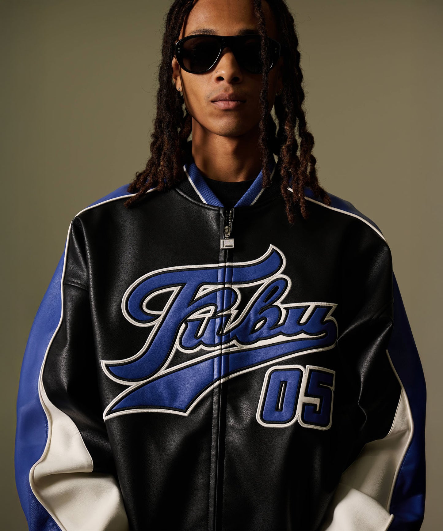 【NEW】【9月下旬発送予定】FAUX LEATHER GAME JACKET/フェイクレザー ゲームジャケット【FAM-52306】