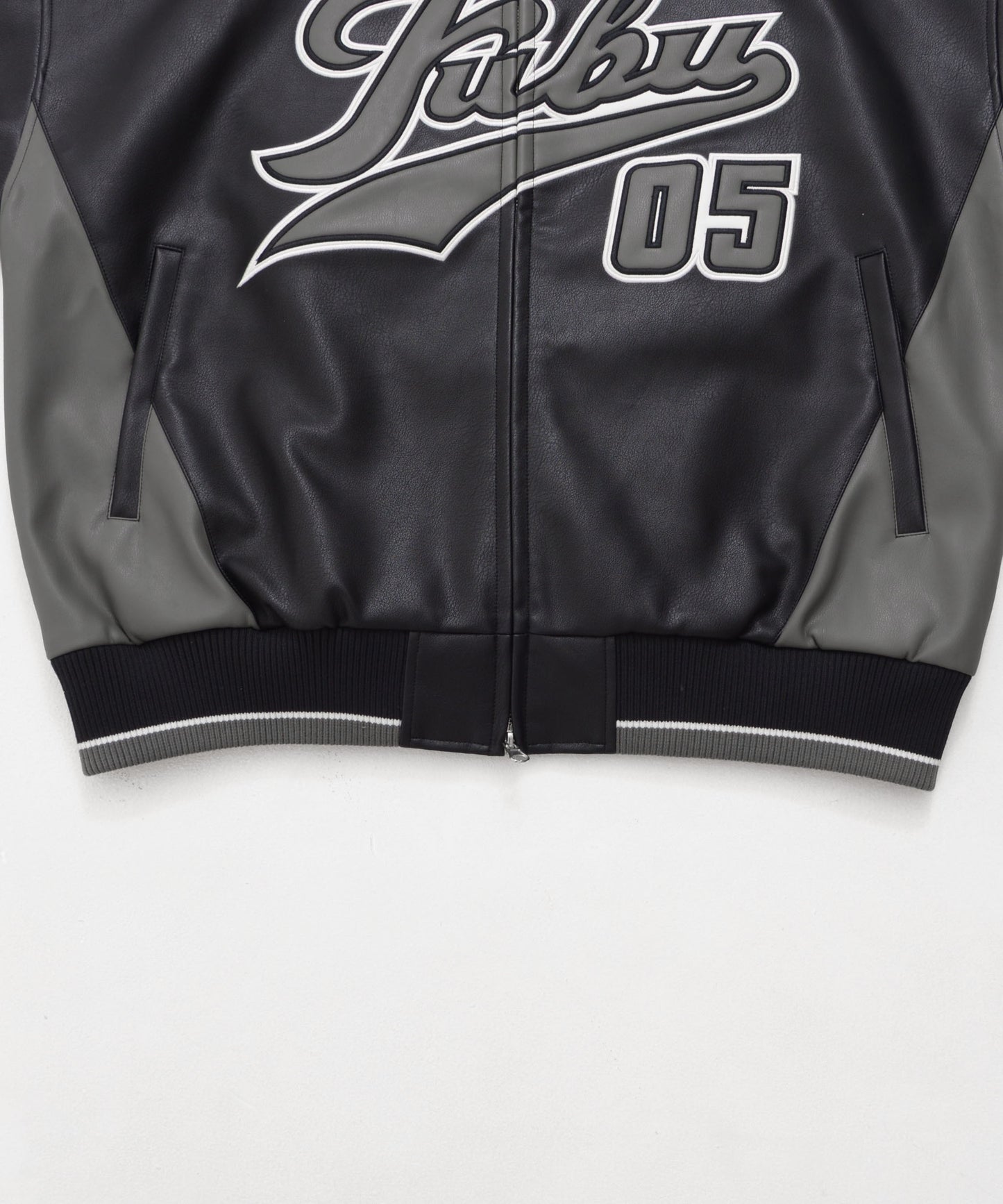 【NEW】【9月下旬発送予定】FAUX LEATHER GAME JACKET/フェイクレザー ゲームジャケット【FAM-52306】