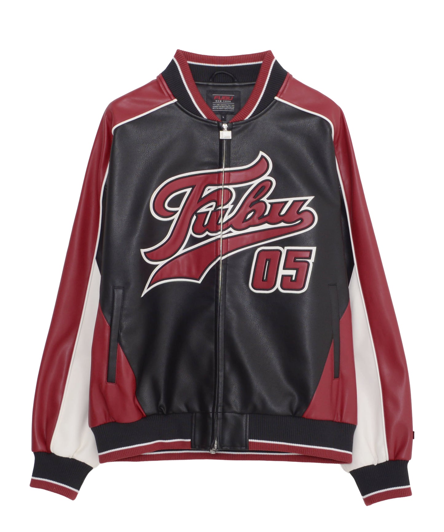 【NEW】【9月下旬発送予定】FAUX LEATHER GAME JACKET/フェイクレザー ゲームジャケット【FAM-52306】