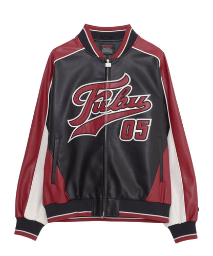 【NEW】【9月下旬発送予定】FAUX LEATHER GAME JACKET/フェイクレザー ゲームジャケット【FAM-52306】