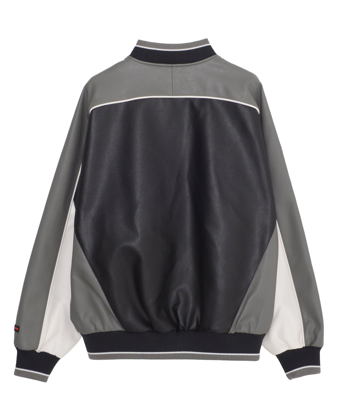 【NEW】【9月下旬発送予定】FAUX LEATHER GAME JACKET/フェイクレザー ゲームジャケット【FAM-52306】
