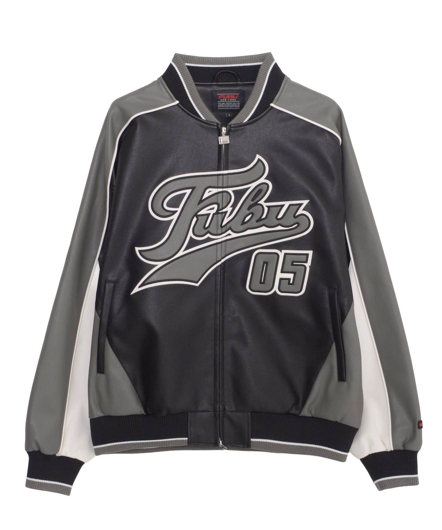 【NEW】【9月下旬発送予定】FAUX LEATHER GAME JACKET/フェイクレザー ゲームジャケット【FAM-52306】