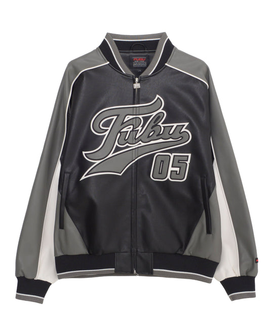 【NEW】FAUX LEATHER GAME JACKET/フェイクレザー ゲームジャケット【FAM-52306】