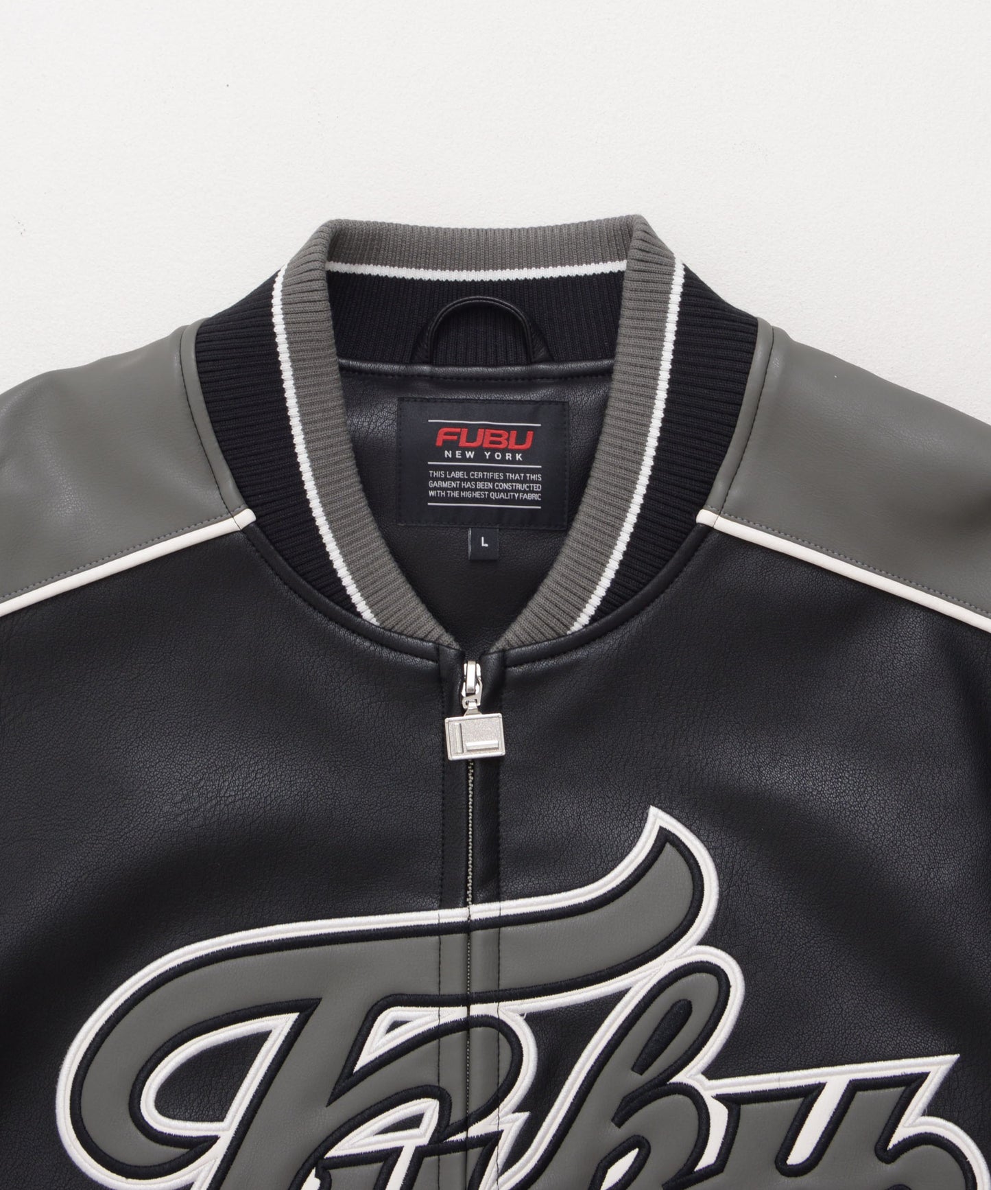 【NEW】【9月下旬発送予定】FAUX LEATHER GAME JACKET/フェイクレザー ゲームジャケット【FAM-52306】